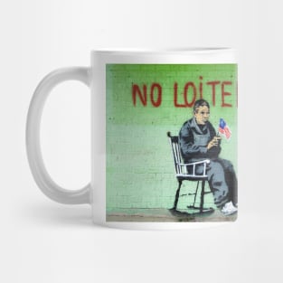 Banksy No Loitering Art Mug